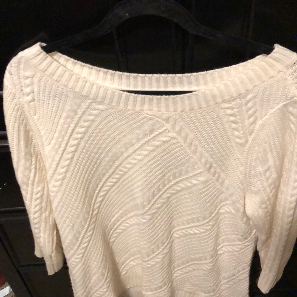 Cream sweater